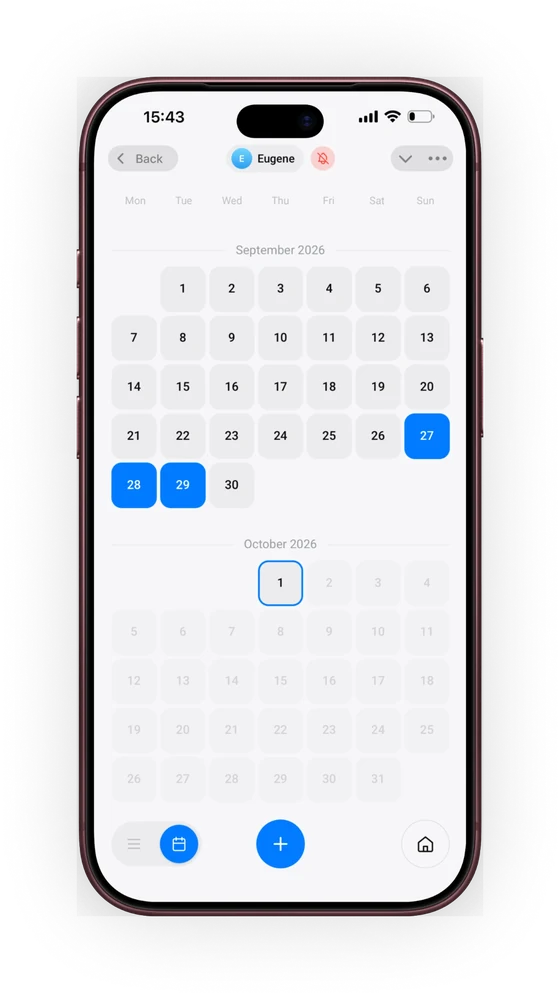 Minedy calendar